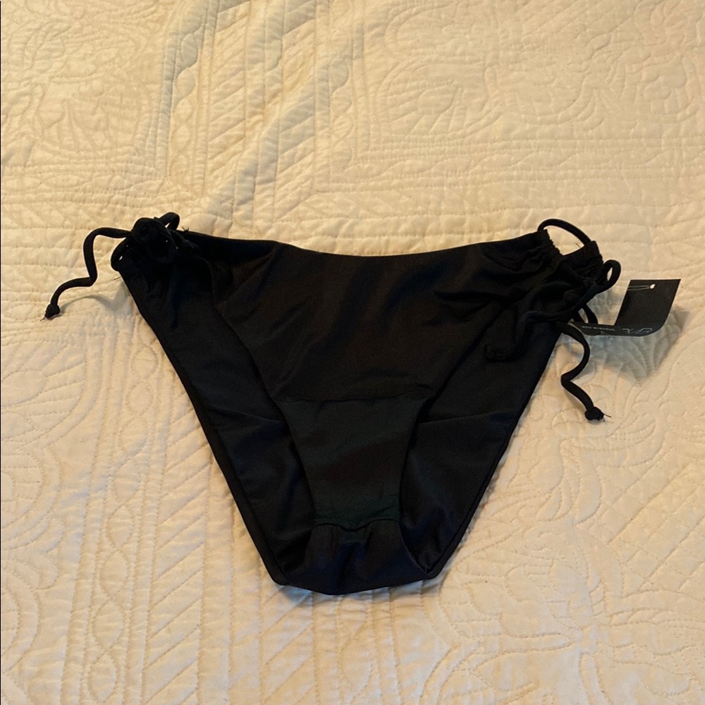 Black Bikini Bottom with Side Ties